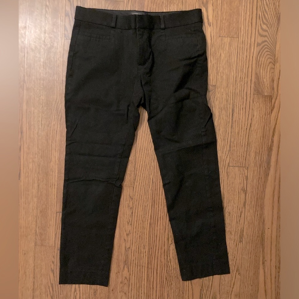 Banana Republic black Sloan pants, sz 4